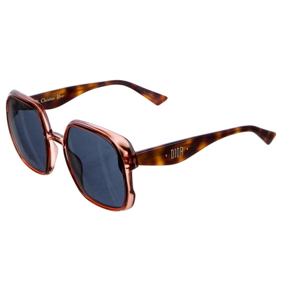 Dior "Nuance" sunglasses in Optyl acetate tortoiseshell oversized shades - Picture 6 of 9